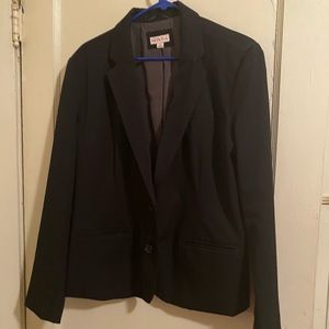 Black office blazer